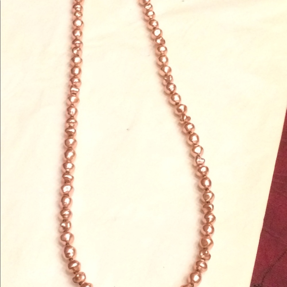 scooter paris necklace pink beads